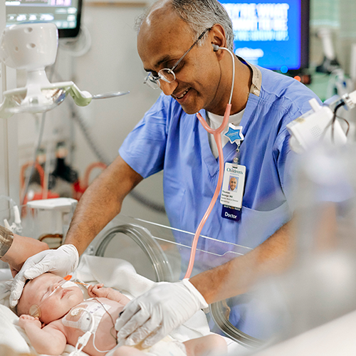 Dr. Thomas George, system medical director for neonatology at Children’s Minnesota,